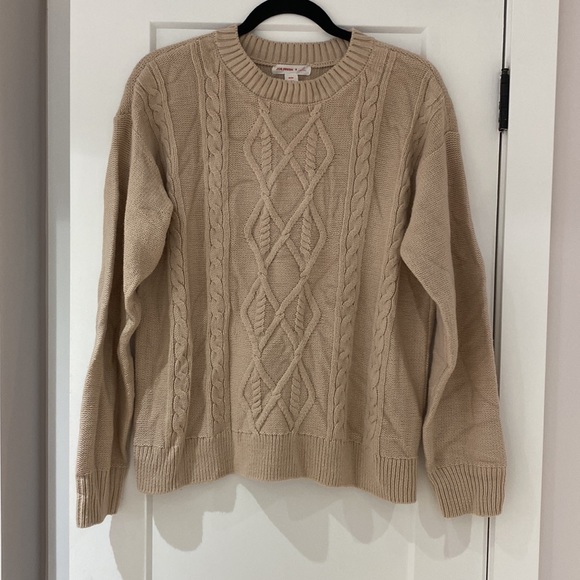 Joe Fresh x Jillian Harris Pink Cable Knit Sweater - Picture 2 of 10